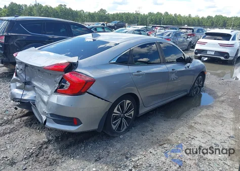 2018 Honda Civic Ex-L from USA, damaged, VIN JHMFC1F78JX002873